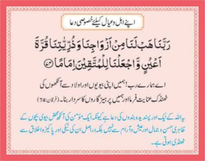 Apnay Ahl-O-Ayaal K Liye Khasoosi Dua